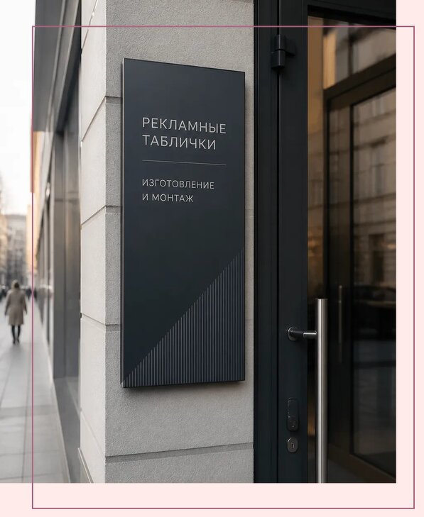Рекламные таблички в Пыти-Яхах по цене от 4578 р. | Аванза-Пть