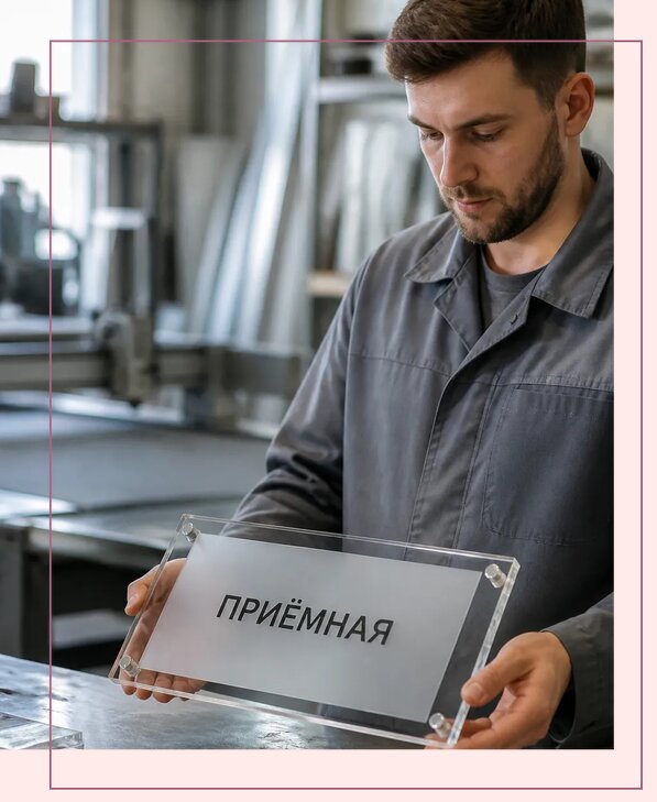 Таблички из оргстекла на заказ в Пыти-Яхах от 3967 р. | Аванза-Пть